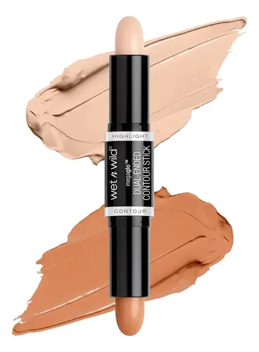 Wet n Wild Barra Lapiz de Contorno y iluminador 2 en 1 Stick MegaGlo Medium/Tan