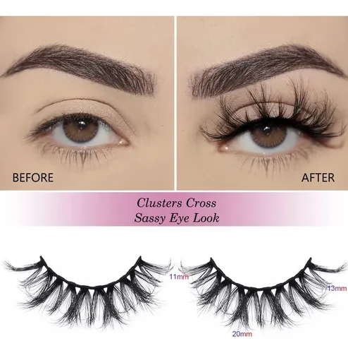 Pestañas Postizas Wispy Apcyust 10 Pares 5 Estilos