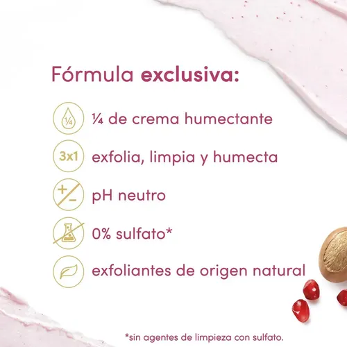 Dove Exfoliante Scrub Granada En Pote De 280g