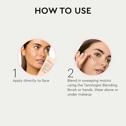 Bronceador Facial Tanologist Insta Glow, Crema Iluminadora B