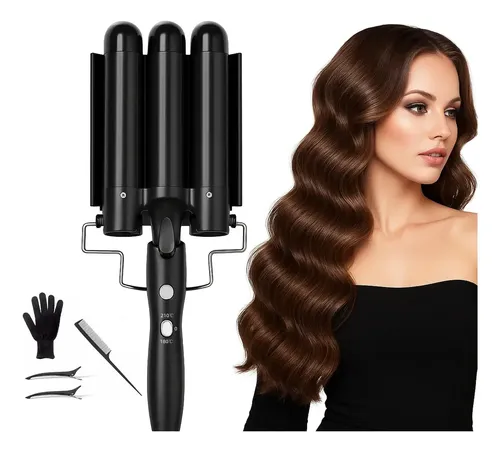 Tenaza Rizadora Cabello Para Ondas Temperatura Ajustablefhjf