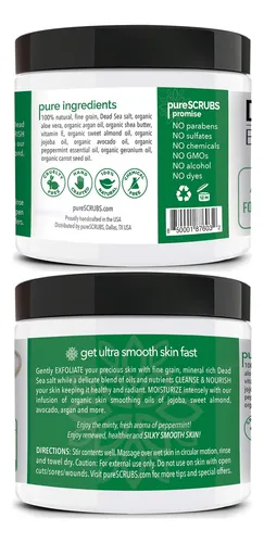 Set De Exfoliante Corporal Purescrubs Premium Con Sal Marina