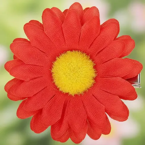 Broches De Pelo Clips Girasoles Pack X 12 Unidades Colores A Disponibilidad