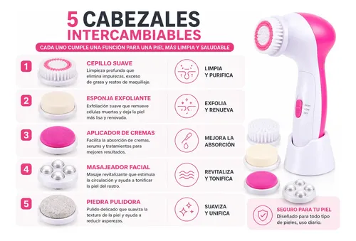 Cepillo Facial Eléctrico Exfoliante De Limpieza Skin Care