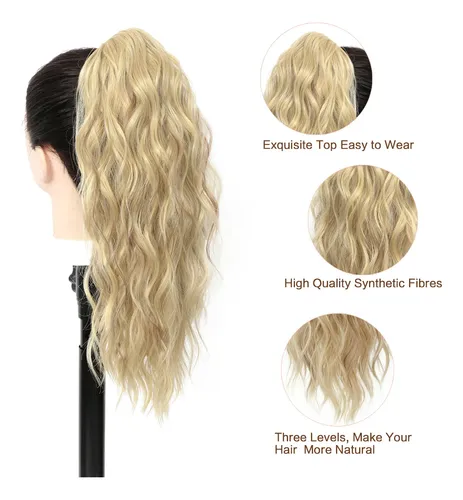 Extensiones De Cabello Rizado En Forma De Cola De Caballo De