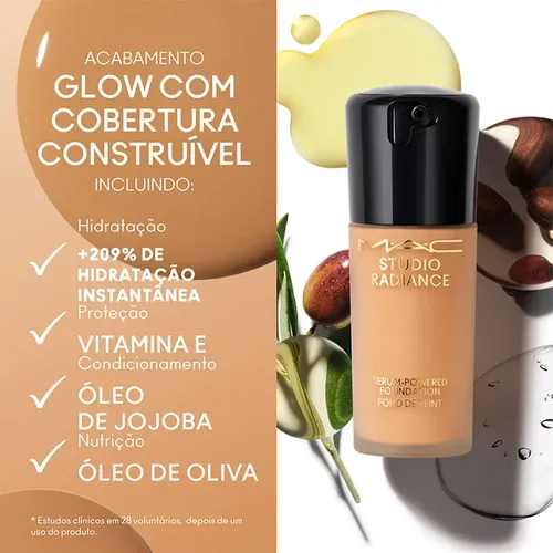 Base hidratante Mac Studio Radiance a base de sérum – Nc42