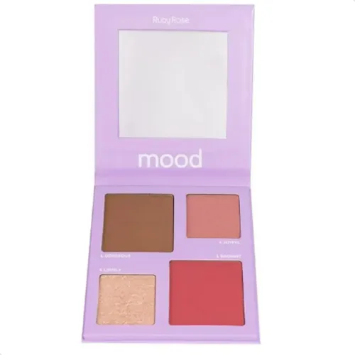 Ruby Rose Blush Contorno E Iluminador Over Hbf5861 Tono del maquillaje