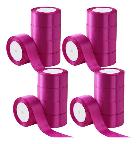 20 Rollos De Listón Decorativo De 4 Cm De Ancho, Largo 45 M,
