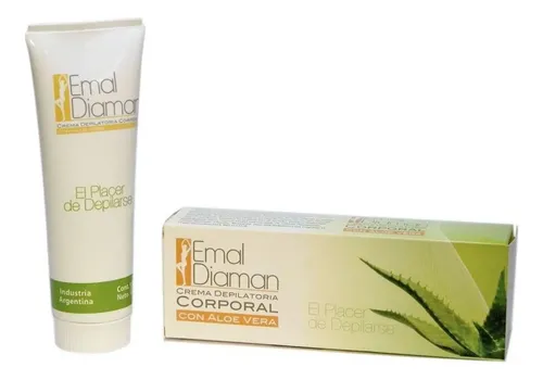 Crema Depilatoria Emal Diaman Rostro Aloe Vera 60 Gr