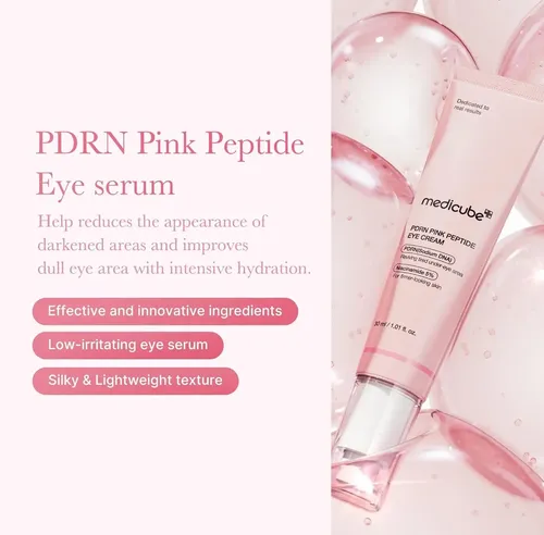 Medicube Pdrn Pink Peptide Eye Crema Para Contorno De Ojos