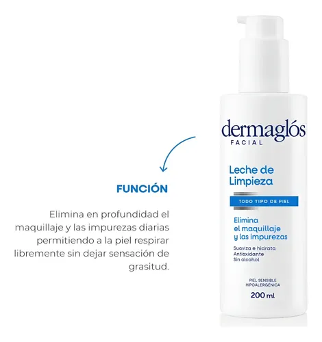 Dermaglos Leche De Limpieza Activa 200ml