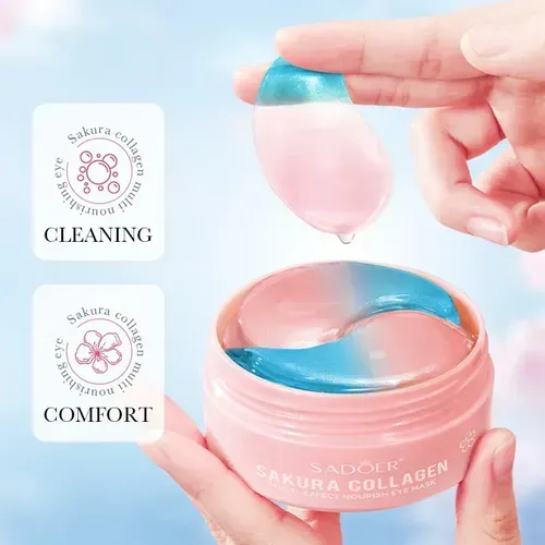 Sadoer Sakura Parches Ojos Colágeno Hidrogel 60 Unidades