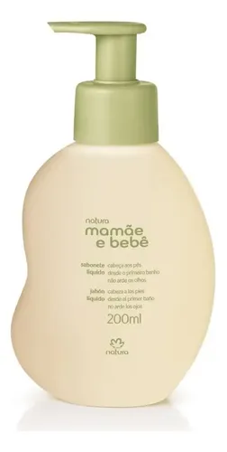 Jabón Líquido Corporal Infantil Cabeza A Pies Natura Mamá y Bebé De 200 Ml