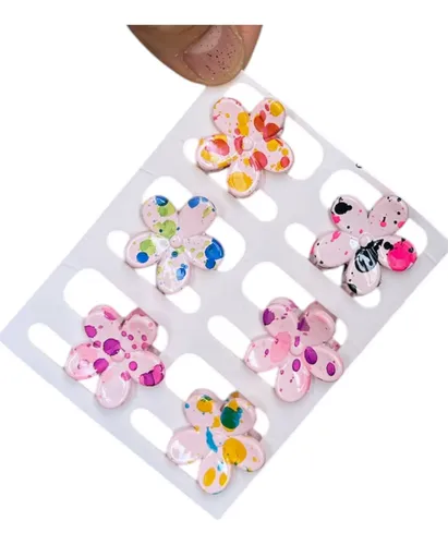 Hebillas Broches De Pelo Chico Por 6 Unidades J-103