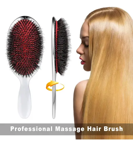 Pro Hair Brush: Peine Antiestático For Masaje Con Paleta Y