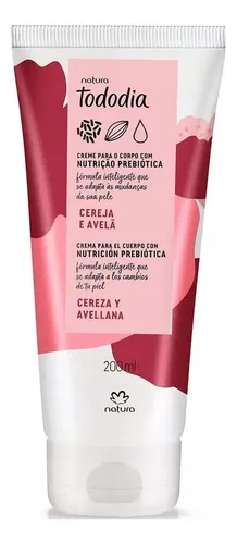Hidratante Corporal Natura Tododia Cereza y Avellana 200ml Tipo de Envase Pote