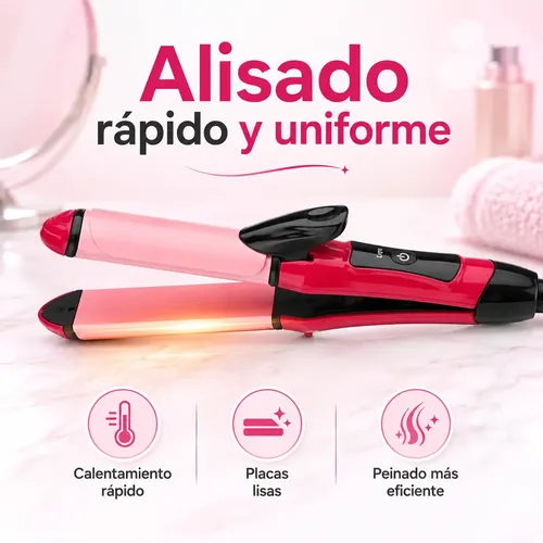 Pinzas Rizadoras Sin Daño Para Peinado Diario