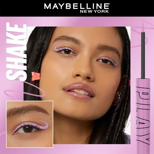 Delineador De Ojos Liquido Maybelline Tattoo Liner Play Acabado Metálico Color Shake