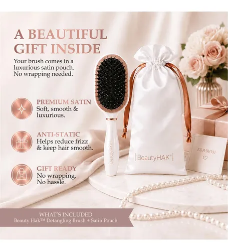 Set De Regalo Con Brochas De Pelo Beauty Hak Boar Bristle Pa