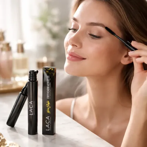 Laca Fortalecedor Style Lash Cejas Pestañas Con Color Negro