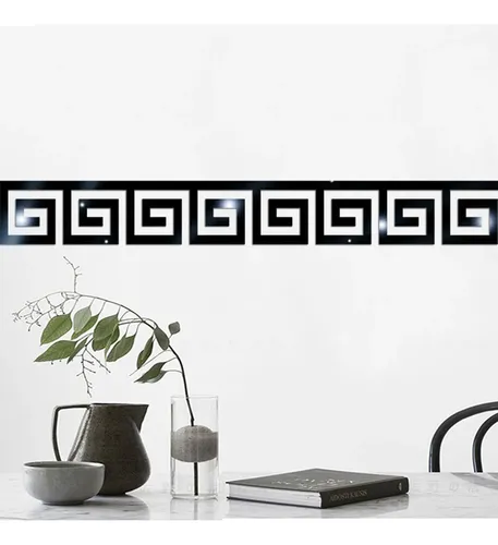 10 Pegatinas De Pared En Plata/dorado/negro Para Armarios