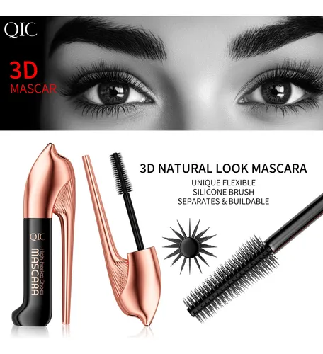 Máscara De Pestañas 4d Rizador Waterproof, Efecto Volumen Y