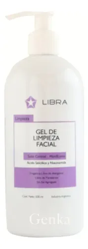 Gel Limpieza Facial Sebo Control Niacinamida X 500ml Libra