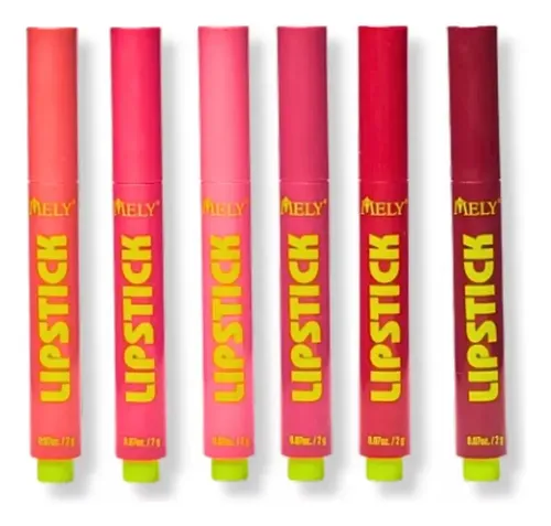 Lápiz Labial Mely Barra Acabado Matte Larga Duración