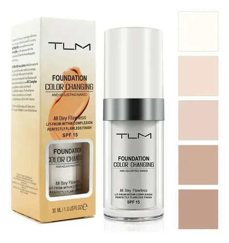 Base Maquillaje Cubritivo Tlm Ajustable A Tonos De Piel