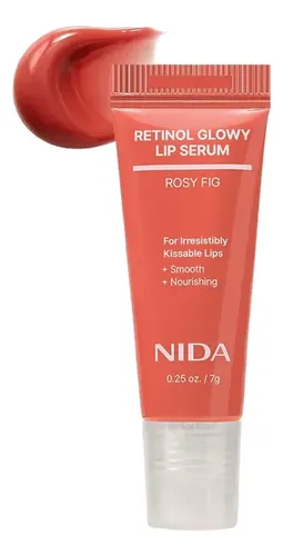 Sérum Labial Nida Retinol Glowy Tono Rosy Fig Nutritivo 7g