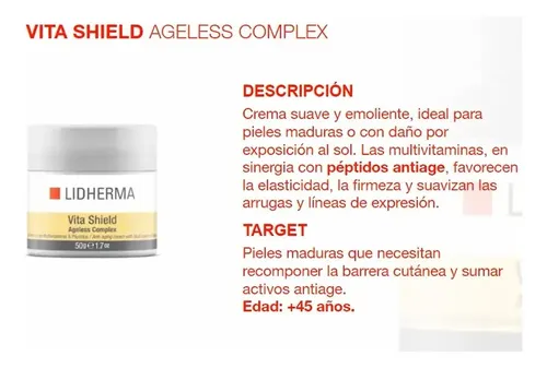 Vita Shield Ageless Complex Vit. B3, B5, B6, C, E Lidherma
