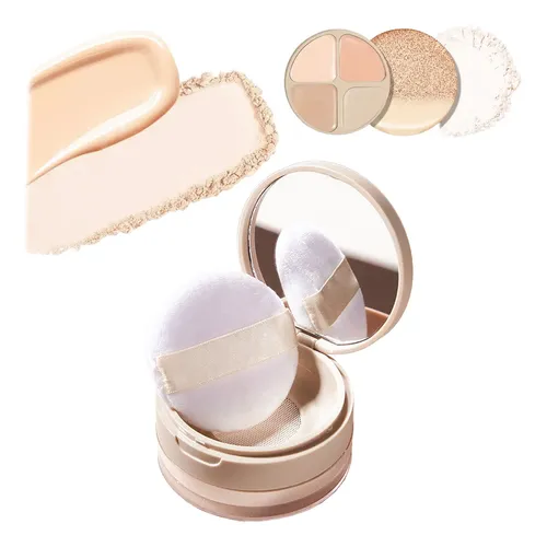 Base Maquillaje Polvo Facial 3en1 Retoque Cushion Mate