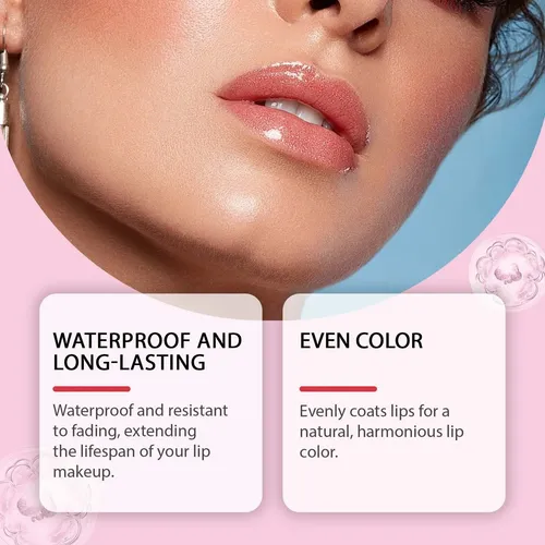 Tinte Labial Exfoliante, Hidratante Y Brillante, Fácil De Ap Bright Plum