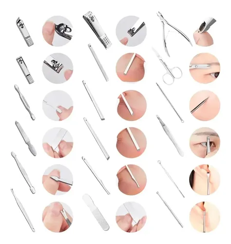 Kit Profesional De Uñas Y Pedicura 18 Unidades