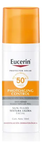 Protector Solar Facial Eucerin Sun Anti-edad Fps 50 X 50 Ml
