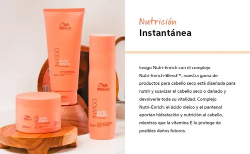 Shampoo Nutri-enrich 250ml Wella Invigo