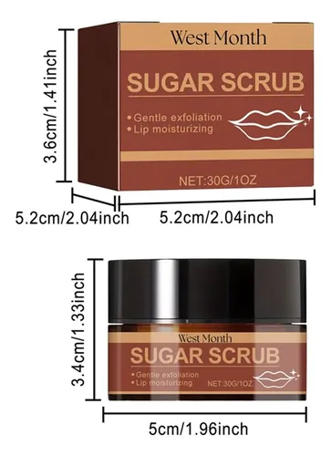 Exfoliante Blanqueador De Labios Para Opacar, Hidrata Y Redu