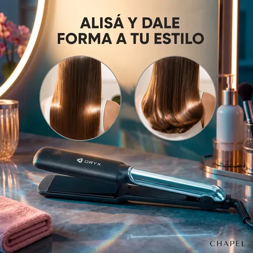 Plancha De Pelo Alisado Mujer Oryx Cerámica Turmalina 220°c
