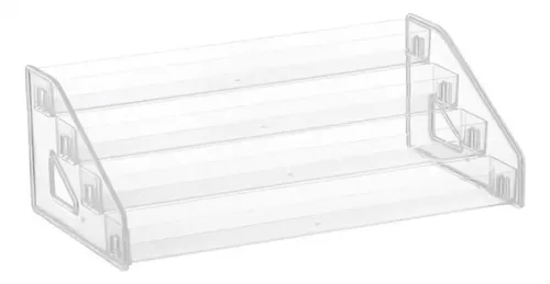 Organizador Acrílico 3 Niveles Para Tocador Beige