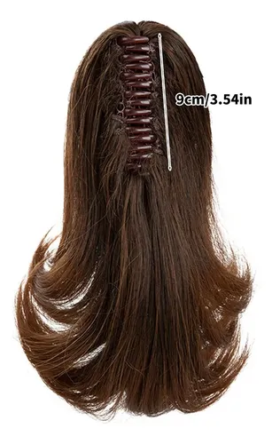Extensiones De Cabello De Fibra Sintética (t5) Con Pinza En