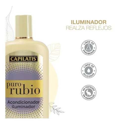 Capilatis Puro Rubio Shampoo + Acondicionador + Tratamiento