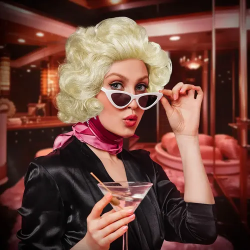 Peluca Marilyn Monroe Cotillon Disfraz