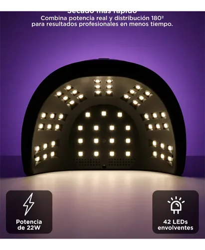 Cabina Uv Para Uñas Gadnic 168w Led Profesional Pies Y Manos