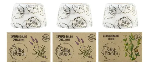 Sentida Botánica Kit X2 Shampoo Solido + Acondicionador