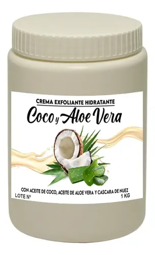 Crema Exfoliante Cascara De Nuez Coco Aloe 1kg Belgrano Caba