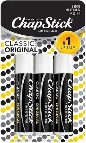Chapstick Pack Con 3 Hidratantes Labiales Chap Stick