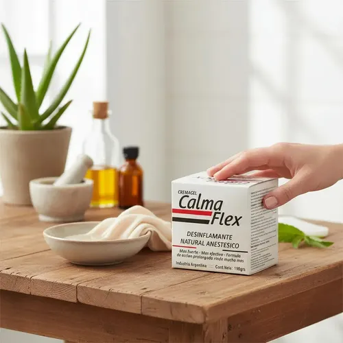 Crema Gel Calma Flex Desinflamante Natural Anestésico Kit X3