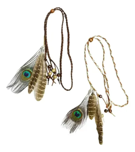 Tocado De Plumas, 2 Piezas, Accesorios Fotográficos Profesio