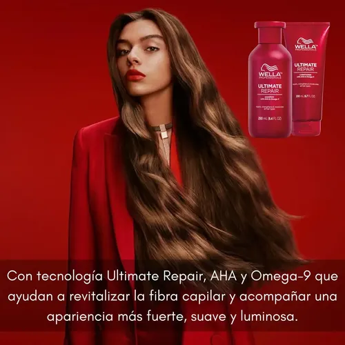 Shampoo Acondicionador Wella Ultimate Repair Nutre Kitx2