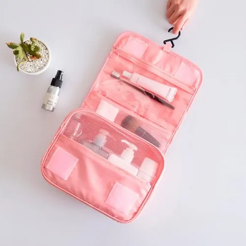 Neceser Bolso Valija Viaje Organizador Colgante Impermeable Azul
